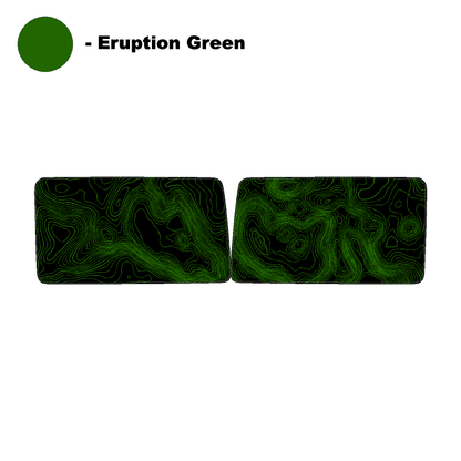 Topo Hardtop Side Window Overlays - 2021+ Bronco 4 Door - Speedlogix