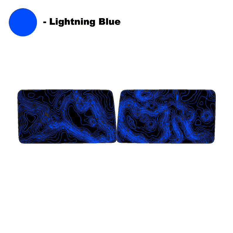 Topo Hardtop Side Window Overlays - 2021+ Bronco 4 Door - Speedlogix