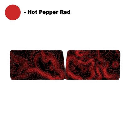 Topo Hardtop Side Window Overlays - 2021+ Bronco 4 Door - Speedlogix