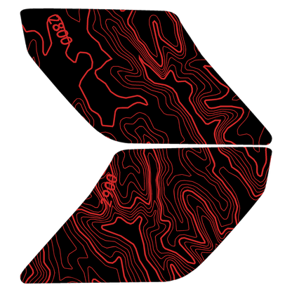 Topo Interior Door Handle Overlays - 2021+ Bronco - Speedlogix