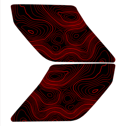 Topo Interior Door Handle Overlays - 2021+ Bronco - Speedlogix