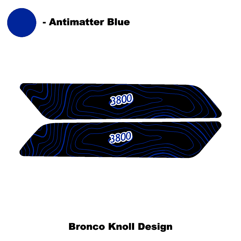 Topo Interior Front Door Grab Handle Overlay Kit (Printed + Laser Series) - 2021+ Bronco - Speedlogix