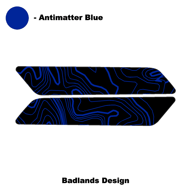 Topo Interior Front Door Grab Handle Overlay Kit (Printed + Laser Series) - 2021+ Bronco - Speedlogix