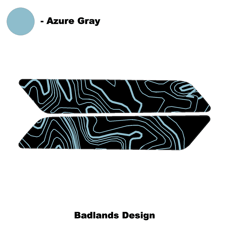 Topo Interior Front Door Grab Handle Overlay Kit (Printed + Laser Series) - 2021+ Bronco - Speedlogix