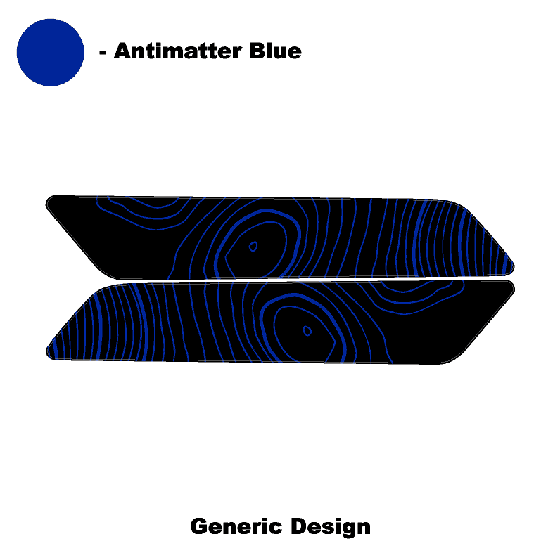 Topo Interior Front Door Grab Handle Overlay Kit (Printed + Laser Series) - 2021+ Bronco - Speedlogix