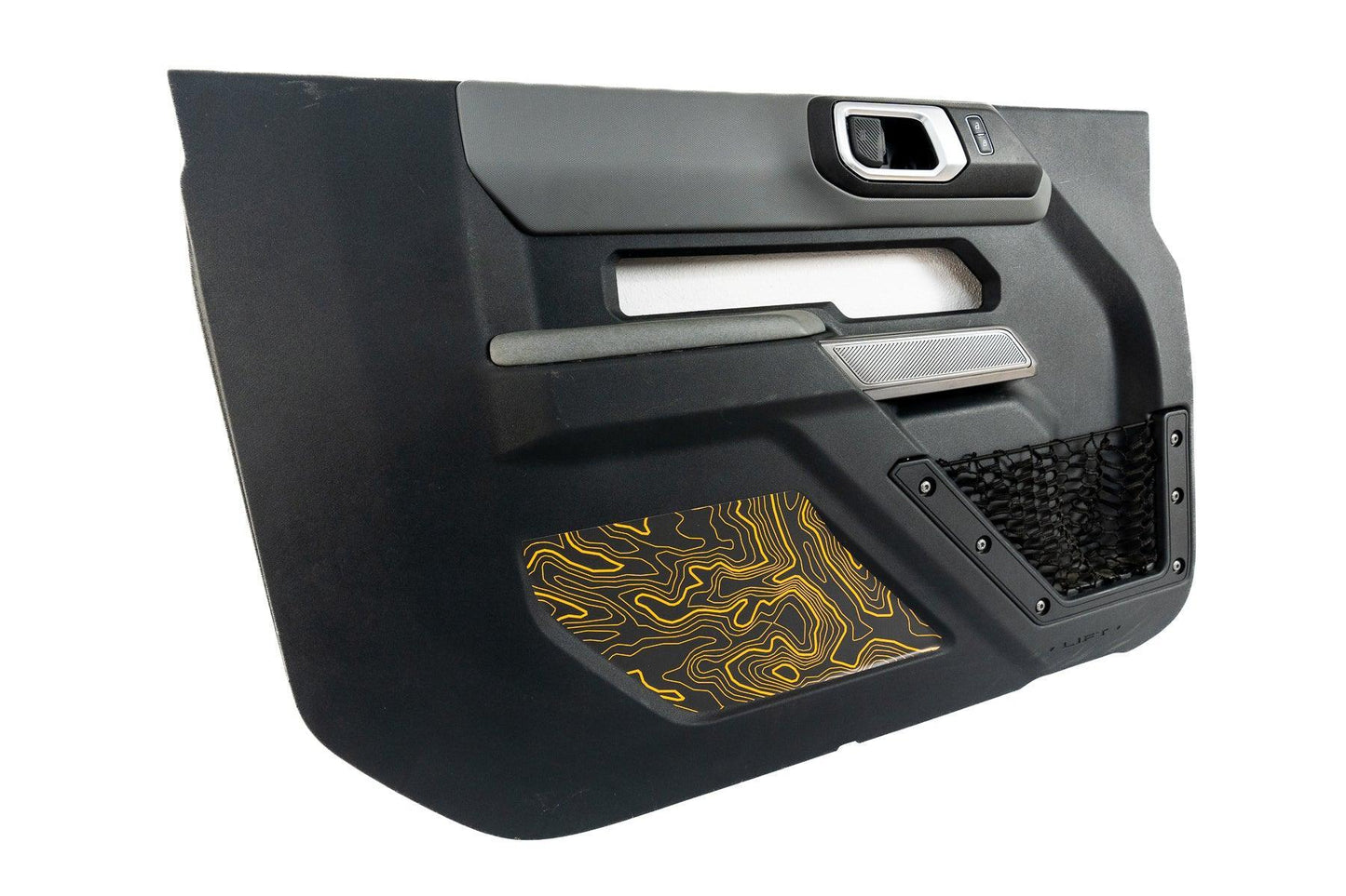 Topo Interior Lower Door Card Insert Overlays (Printed Series) - 2021+ Bronco 2 Door - Speedlogix