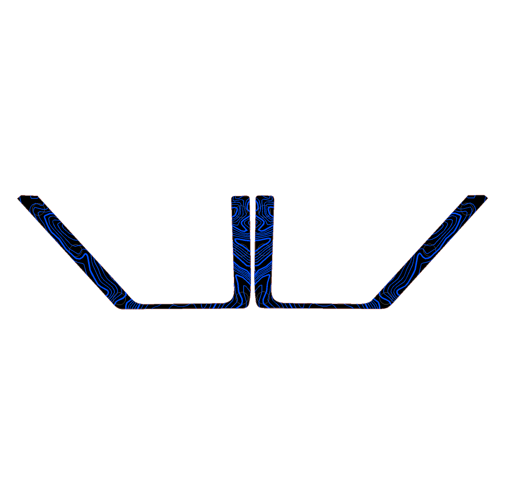 Topo Rear Door Net Trim Overlay Kit (Printed Series) - 2021+ Bronco - Speedlogix