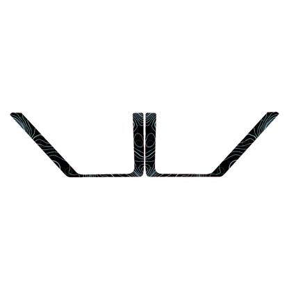 Topo Rear Door Net Trim Overlay Kit (Printed Series) - 2021+ Bronco - Speedlogix