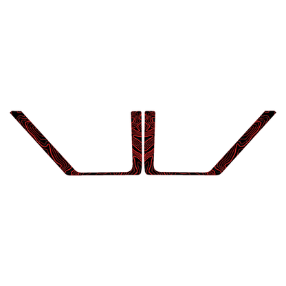 Topo Rear Door Net Trim Overlay Kit (Printed Series) - 2021+ Bronco - Speedlogix