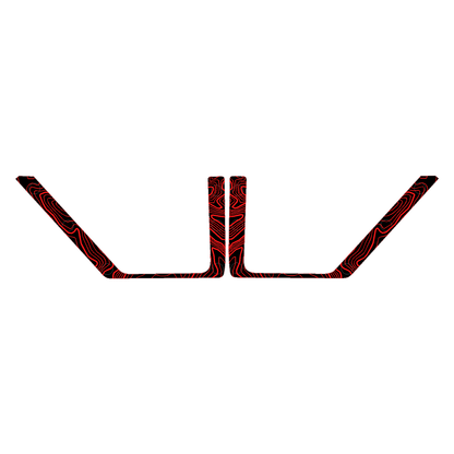 Topo Rear Door Net Trim Overlay Kit (Printed Series) - 2021+ Bronco - Speedlogix