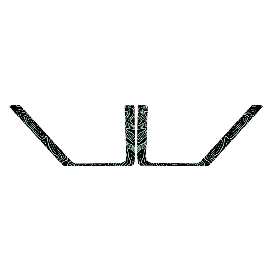 Topo Rear Door Net Trim Overlay Kit (Printed Series) - 2021+ Bronco - Speedlogix