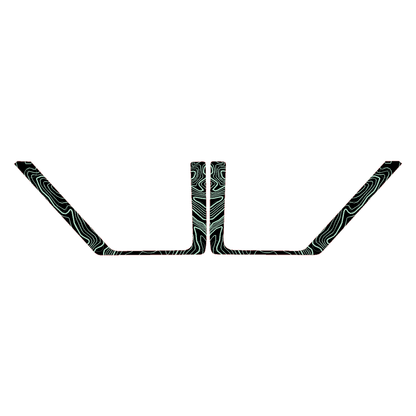 Topo Rear Door Net Trim Overlay Kit (Printed Series) - 2021+ Bronco - Speedlogix