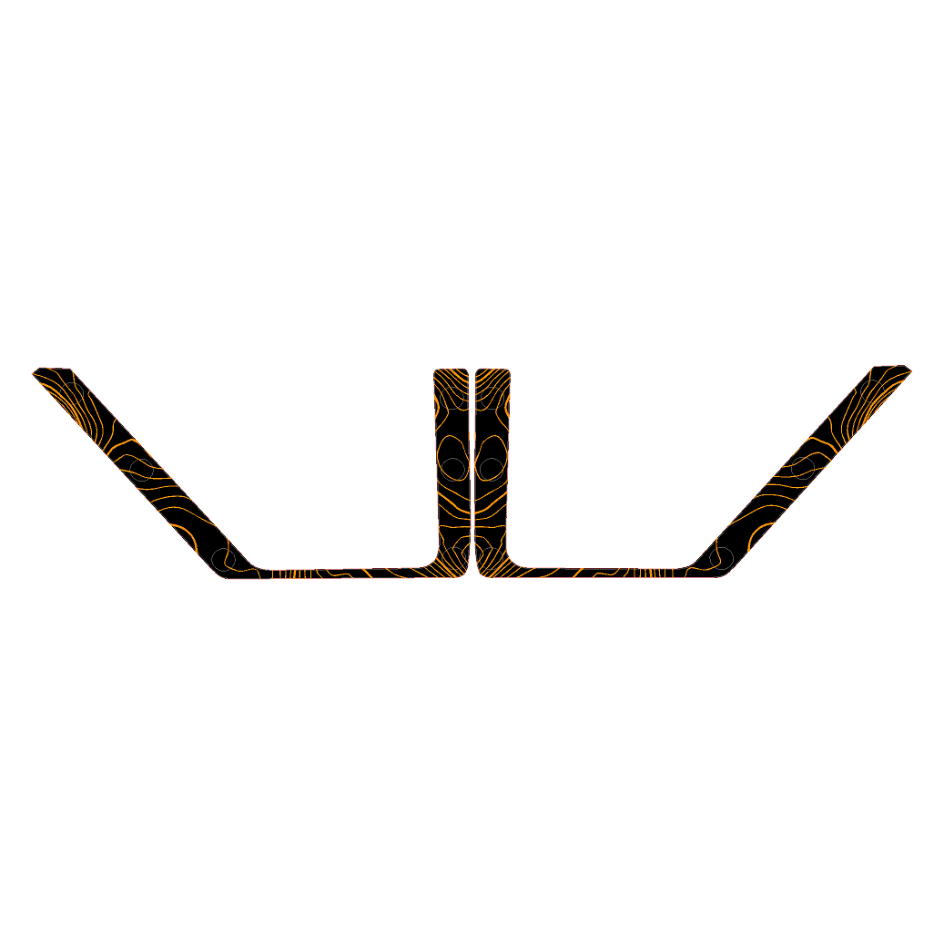 Topo Rear Door Net Trim Overlay Kit (Printed Series) - 2021+ Bronco - Speedlogix