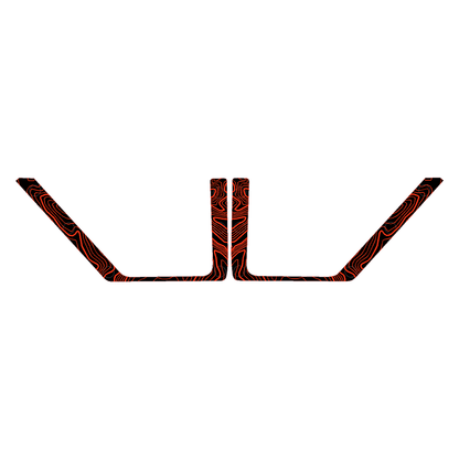 Topo Rear Door Net Trim Overlay Kit (Printed Series) - 2021+ Bronco - Speedlogix