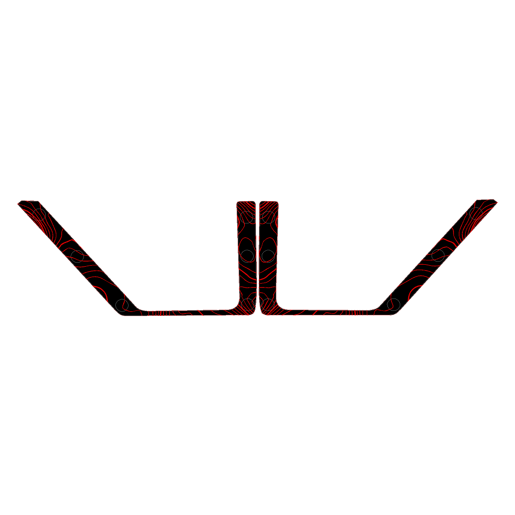 Topo Rear Door Net Trim Overlay Kit (Printed Series) - 2021+ Bronco - Speedlogix