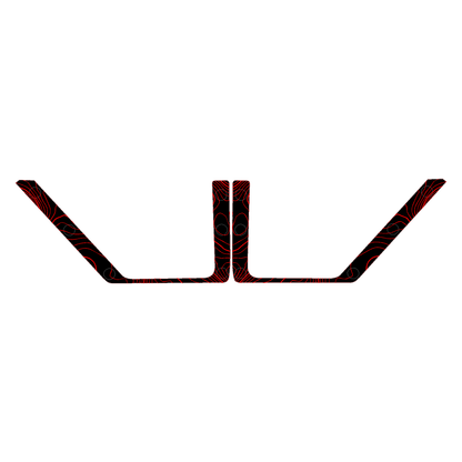 Topo Rear Door Net Trim Overlay Kit (Printed Series) - 2021+ Bronco - Speedlogix