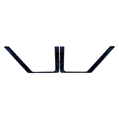 Topo Rear Door Net Trim Overlay Kit (Printed Series) - 2021+ Bronco - Speedlogix