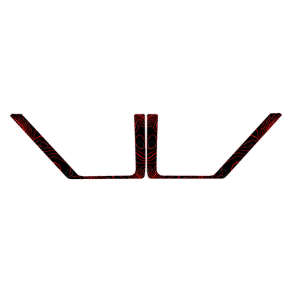 Topo Rear Door Net Trim Overlay Kit (Printed Series) - 2021+ Bronco - Speedlogix