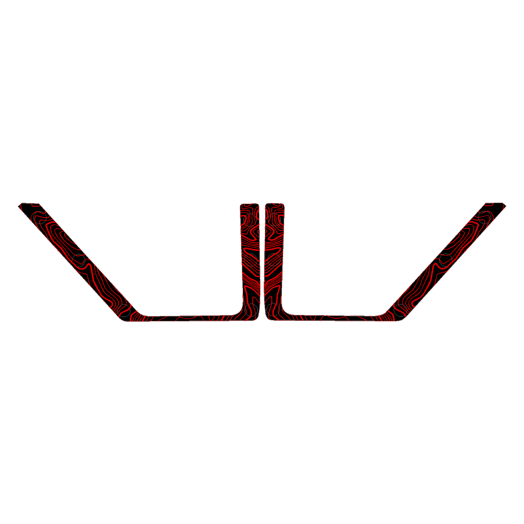 Topo Rear Door Net Trim Overlay Kit (Printed Series) - 2021+ Bronco - Speedlogix