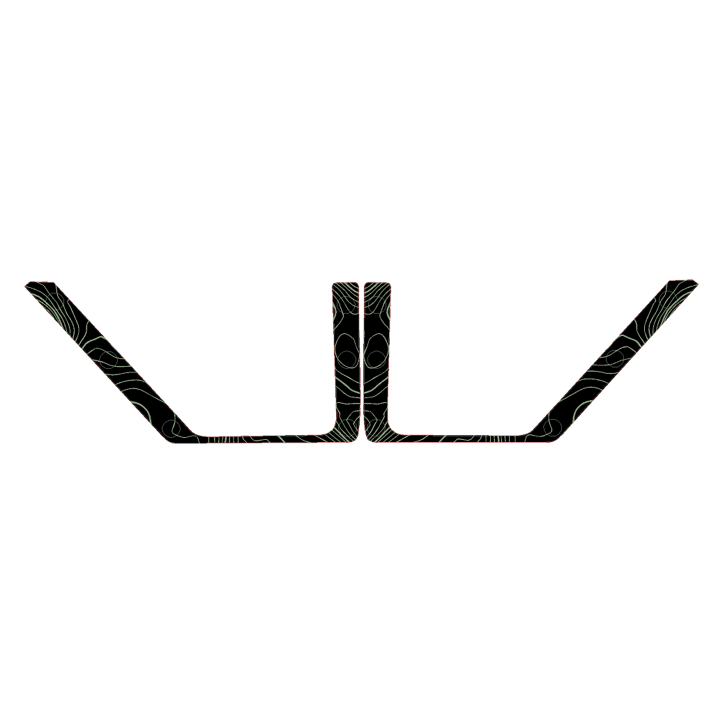 Topo Rear Door Net Trim Overlay Kit (Printed Series) - 2021+ Bronco - Speedlogix