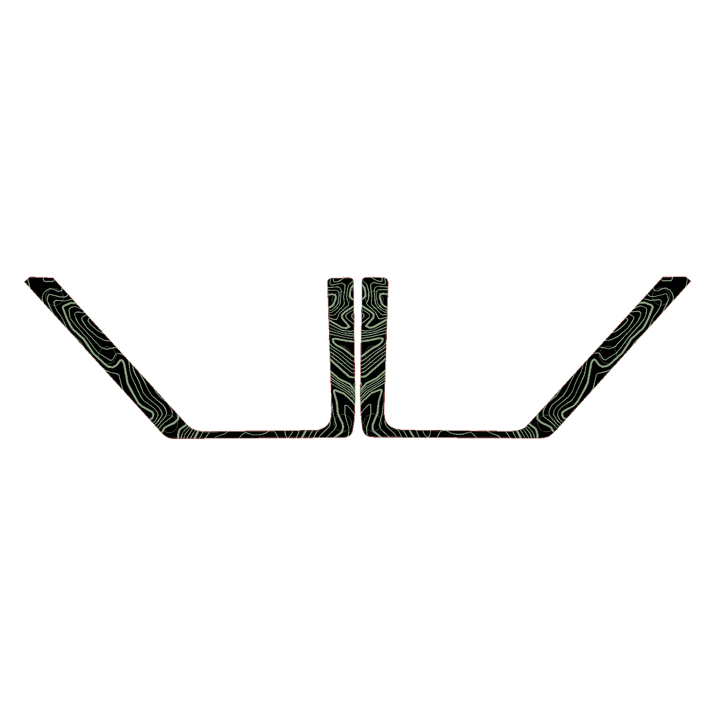 Topo Rear Door Net Trim Overlay Kit (Printed Series) - 2021+ Bronco - Speedlogix