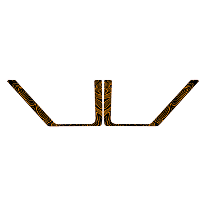 Topo Rear Door Net Trim Overlay Kit (Printed Series) - 2021+ Bronco - Speedlogix