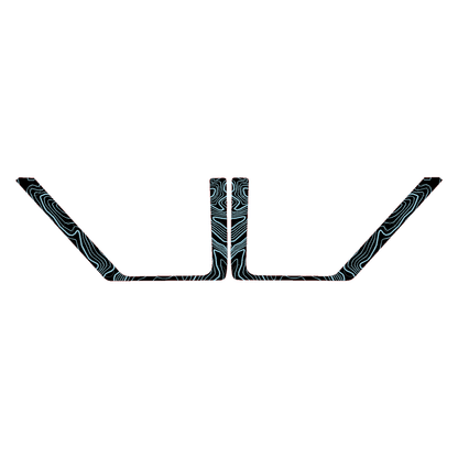 Topo Rear Door Net Trim Overlay Kit (Printed Series) - 2021+ Bronco - Speedlogix