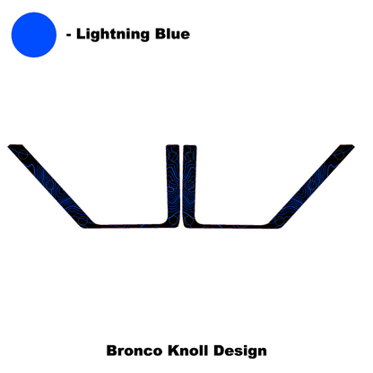 Topo Rear Door Net Trim Overlay Kit (Printed Series) - 2021+ Bronco - Speedlogix