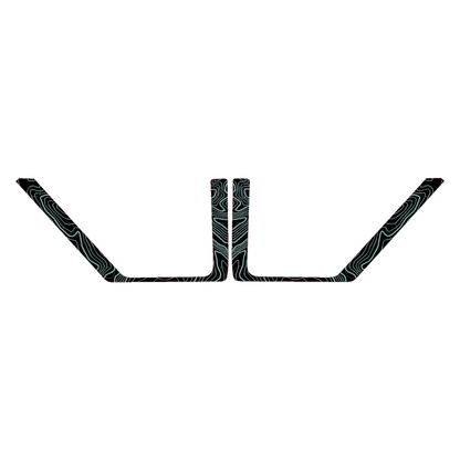 Topo Rear Door Net Trim Overlay Kit (Printed Series) - 2021+ Bronco - Speedlogix