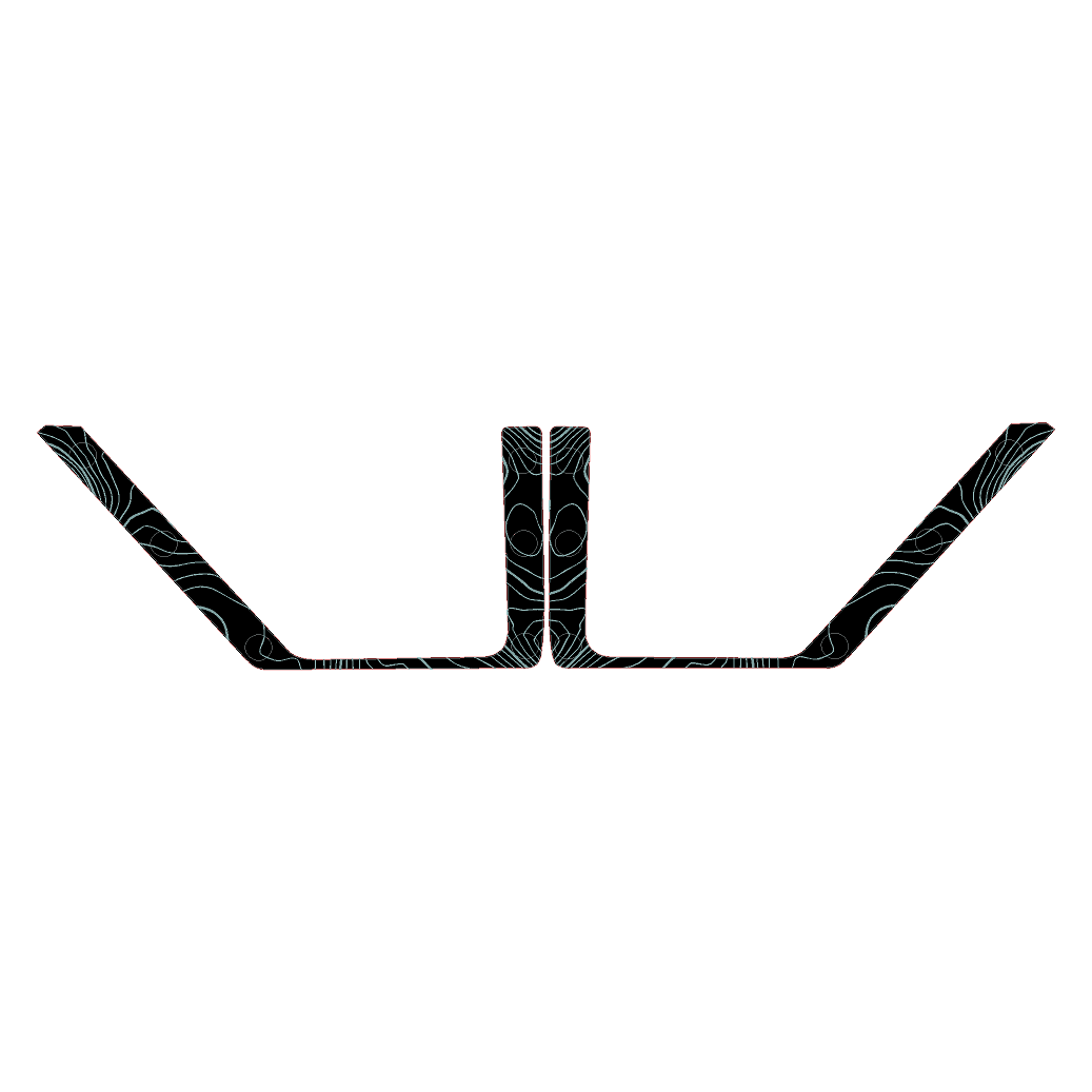 Topo Rear Door Net Trim Overlay Kit (Printed Series) - 2021+ Bronco - Speedlogix