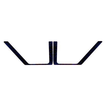 Topo Rear Door Net Trim Overlay Kit (Printed Series) - 2021+ Bronco - Speedlogix