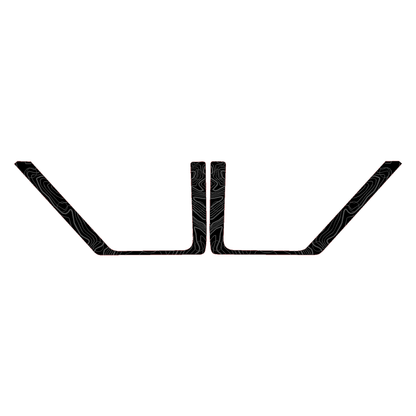 Topo Rear Door Net Trim Overlay Kit (Printed Series) - 2021+ Bronco - Speedlogix