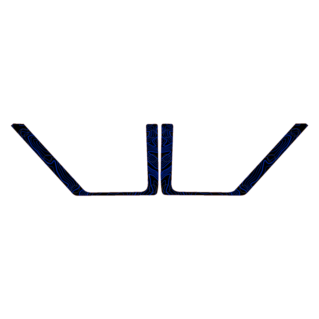 Topo Rear Door Net Trim Overlay Kit (Printed Series) - 2021+ Bronco - Speedlogix