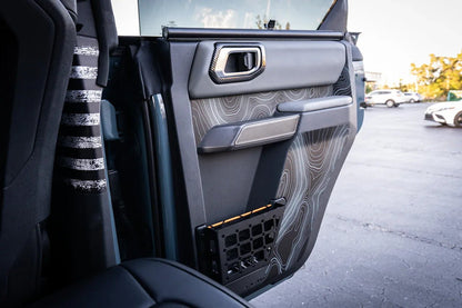Topo Rear Interior Lower Door Card Insert Overlays (Printed Series) - 2021+ Bronco 4 Door - Speedlogix