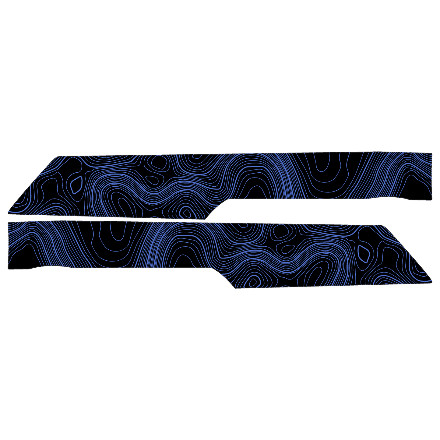 Topo Rear Interior Upper Door Card Insert Overlays (Printed Series) - 2021+ Bronco 4 Door - Speedlogix