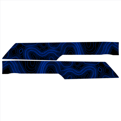 Topo Rear Interior Upper Door Card Insert Overlays (Printed Series) - 2021+ Bronco 4 Door - Speedlogix