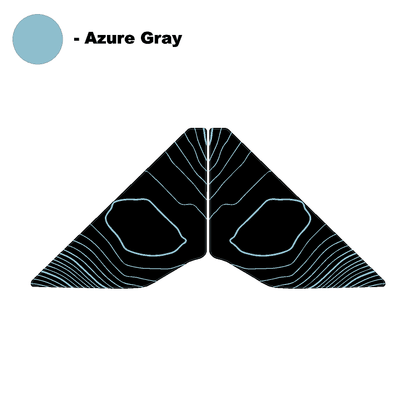 Topo Rear Window Triangle Overlay (Printed Series) - 2021+ Bronco 4 Door - Speedlogix