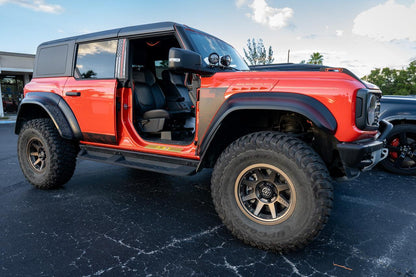 Topo Rear Window Triangle Overlay (Printed Series) - 2021+ Bronco 4 Door - Speedlogix