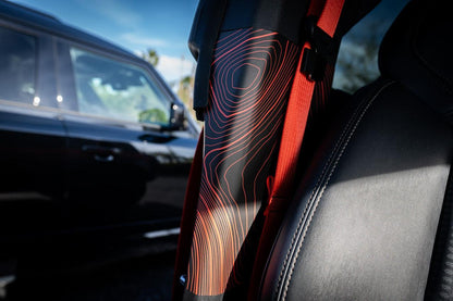 Topo Seatbelt Trim Protector (Printed Series) - 2021+ Bronco 4 Door - Speedlogix