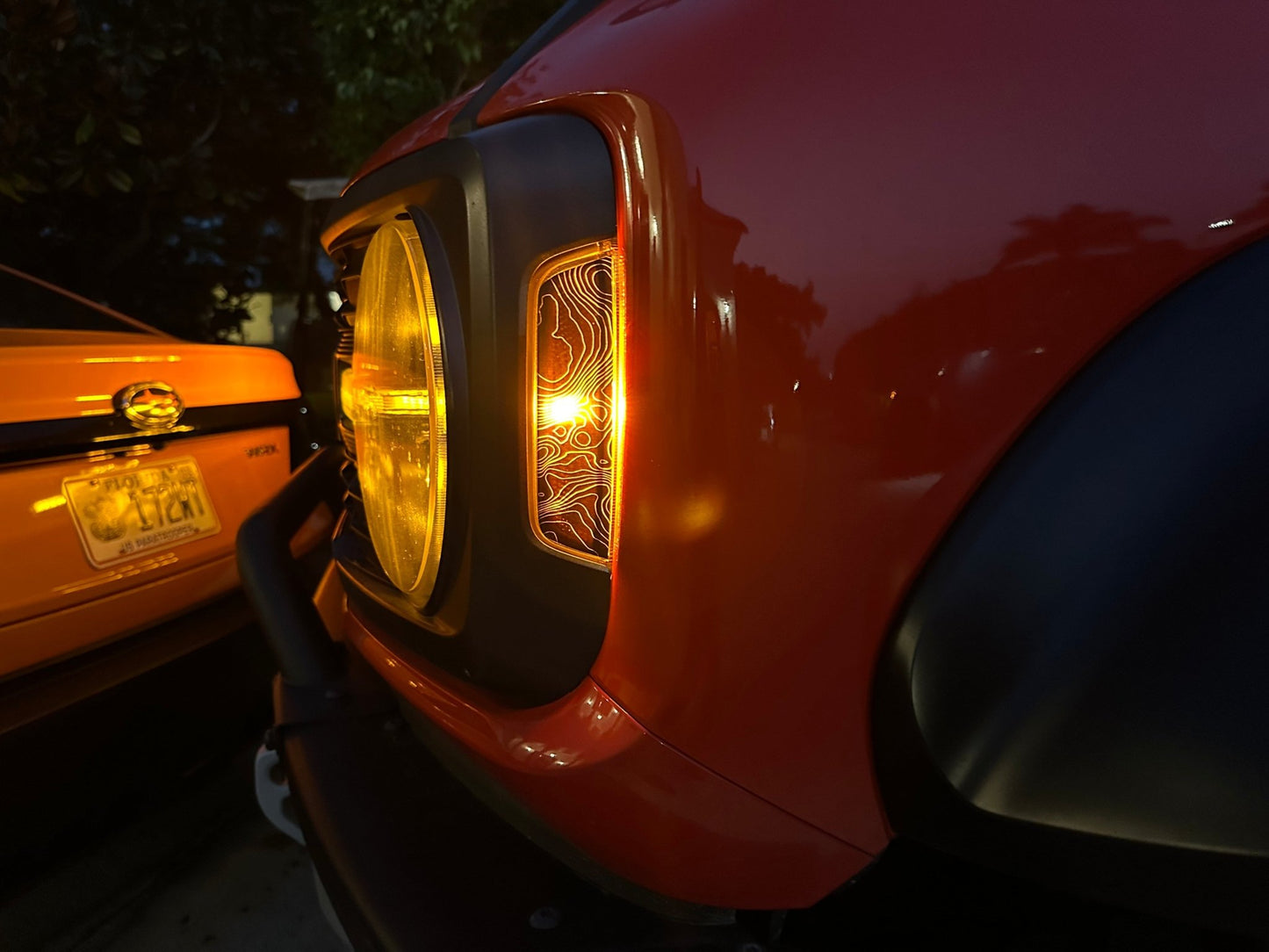 Topo Sidemarker Overlays (Front Only, Printed Series) - 2021+ Bronco (ALL) - Speedlogix