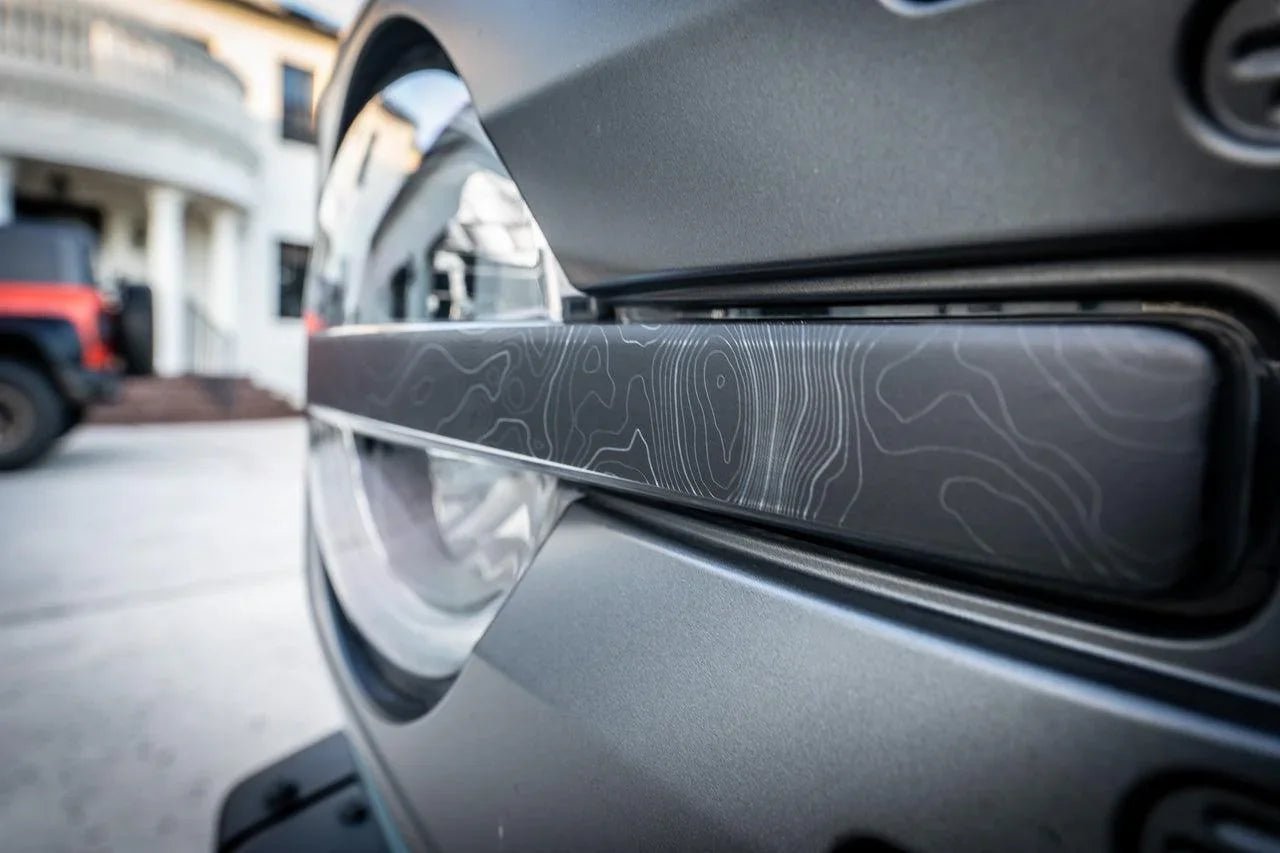 Topo Signature DRL Bar Overlays (Printed Series) - 2021+ Bronco (Signature Headlights) - Speedlogix