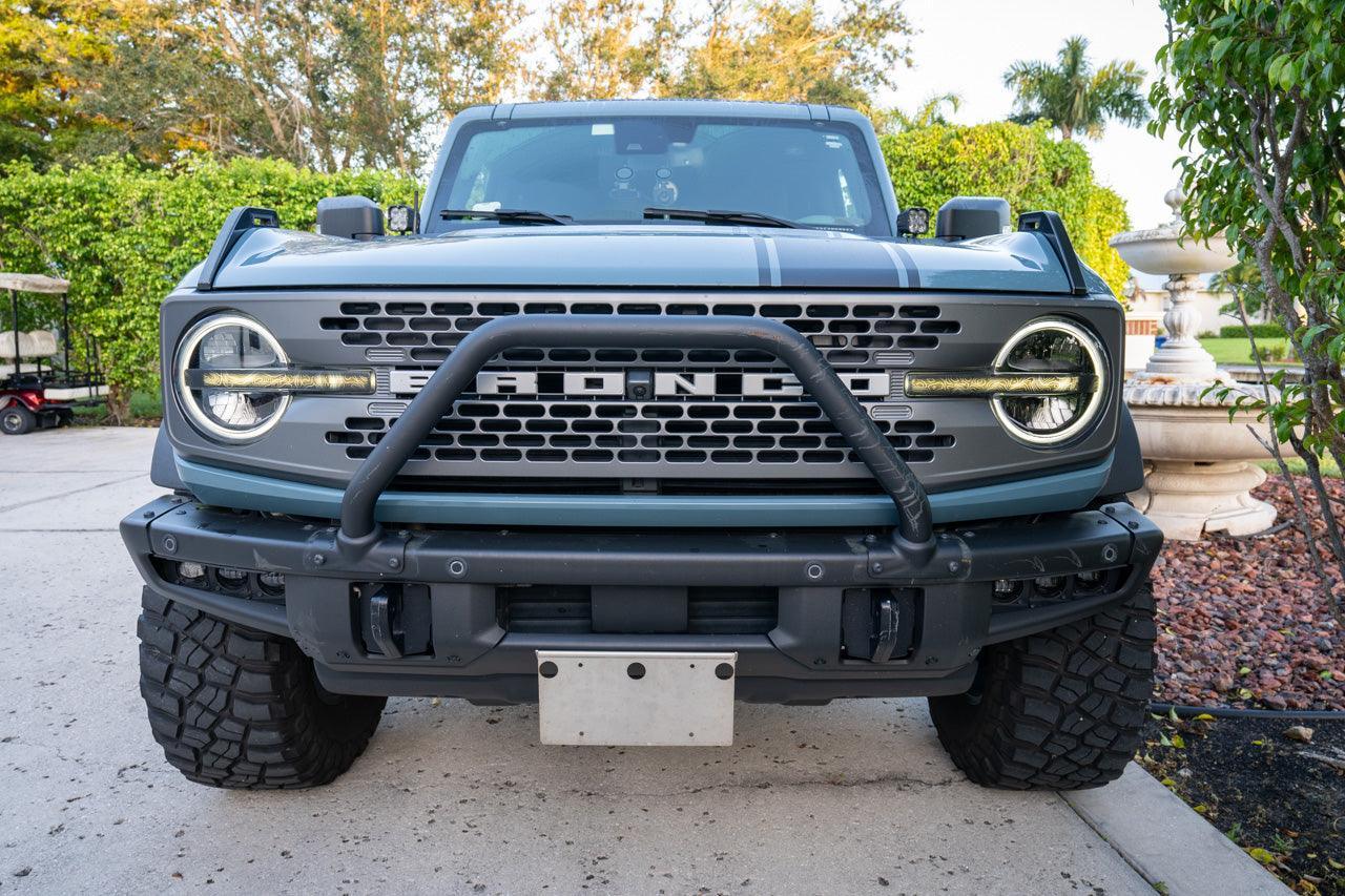 Topo Signature DRL Bar Overlays (Printed Series) - 2021+ Bronco (Signature Headlights) - Speedlogix