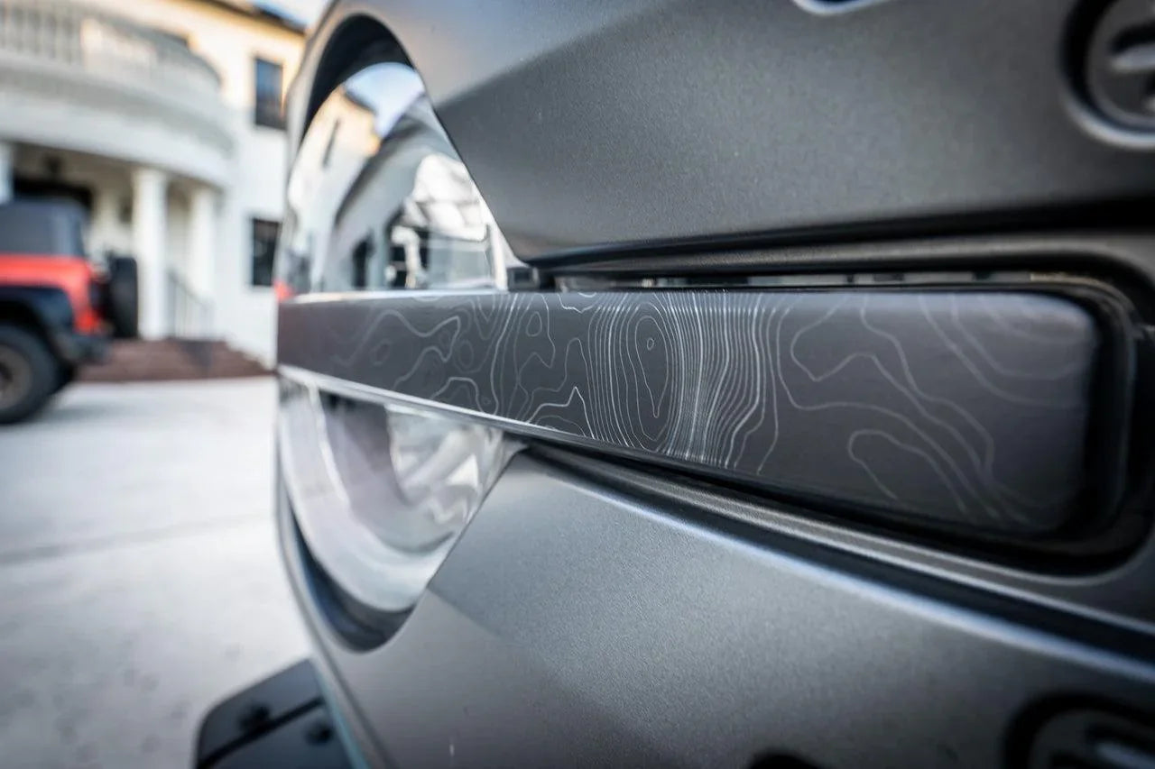 Topo Signature DRL Bar Overlays (Printed Series) - 2021+ Bronco (Signature Headlights)