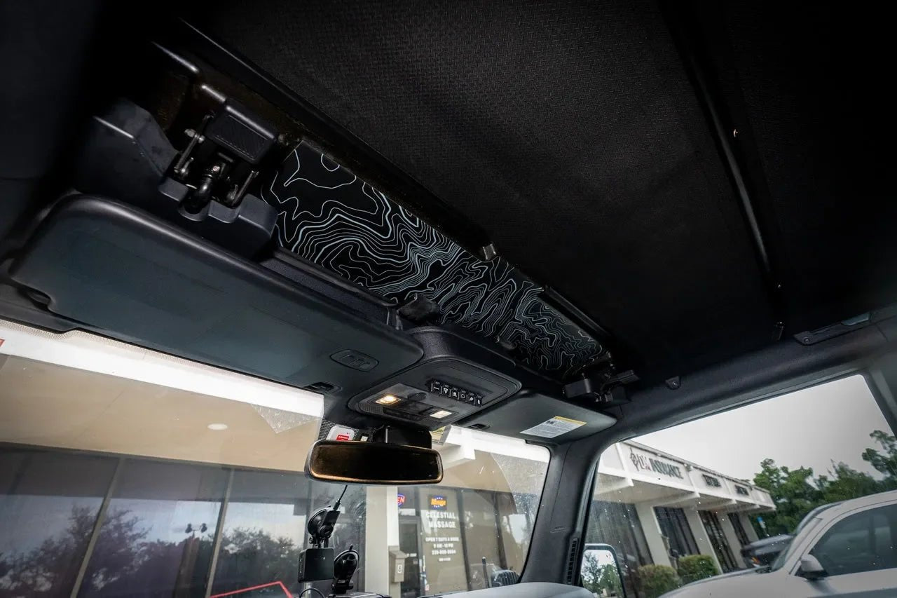 Topo Soft Top Bronco Panel Overlay - 2021+ Bronco Factory Soft Top - Speedlogix