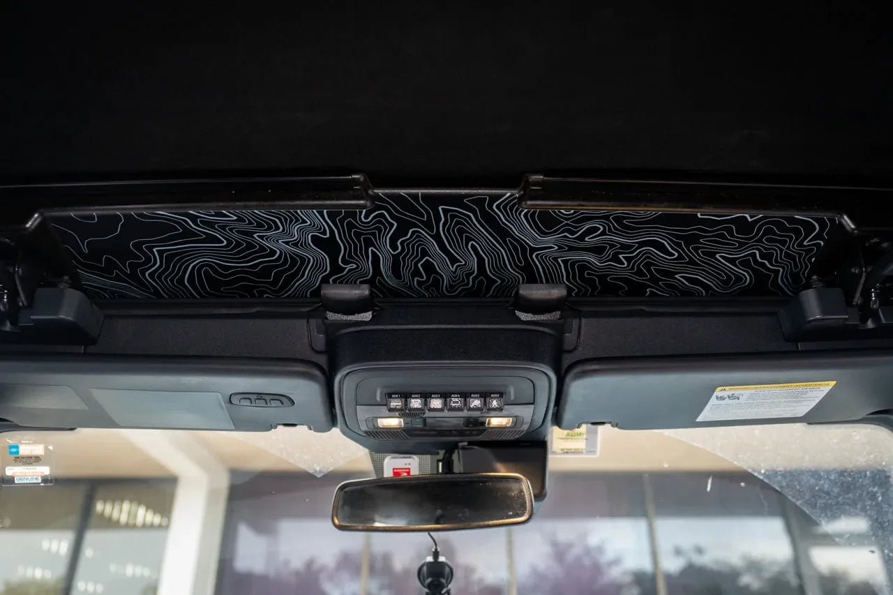 Topo Soft Top Bronco Panel Overlay - 2021+ Bronco Factory Soft Top - Speedlogix