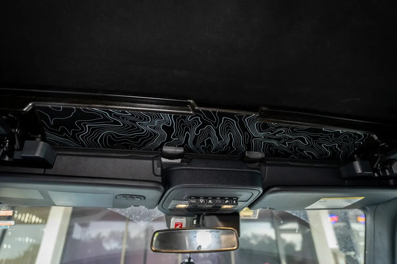 Topo Soft Top Bronco Panel Overlay - 2021+ Bronco Factory Soft Top - Speedlogix