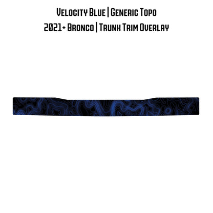 Topo Trunk Trim Overlay / Protector - 2021+ Bronco - Speedlogix