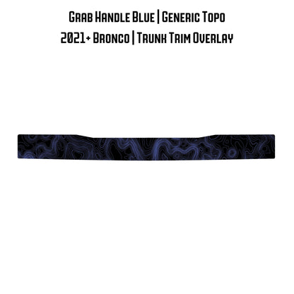 Topo Trunk Trim Overlay / Protector - 2021+ Bronco - Speedlogix