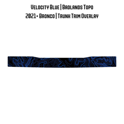 Topo Trunk Trim Overlay / Protector - 2021+ Bronco - Speedlogix