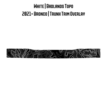 Topo Trunk Trim Overlay / Protector - 2021+ Bronco - Speedlogix